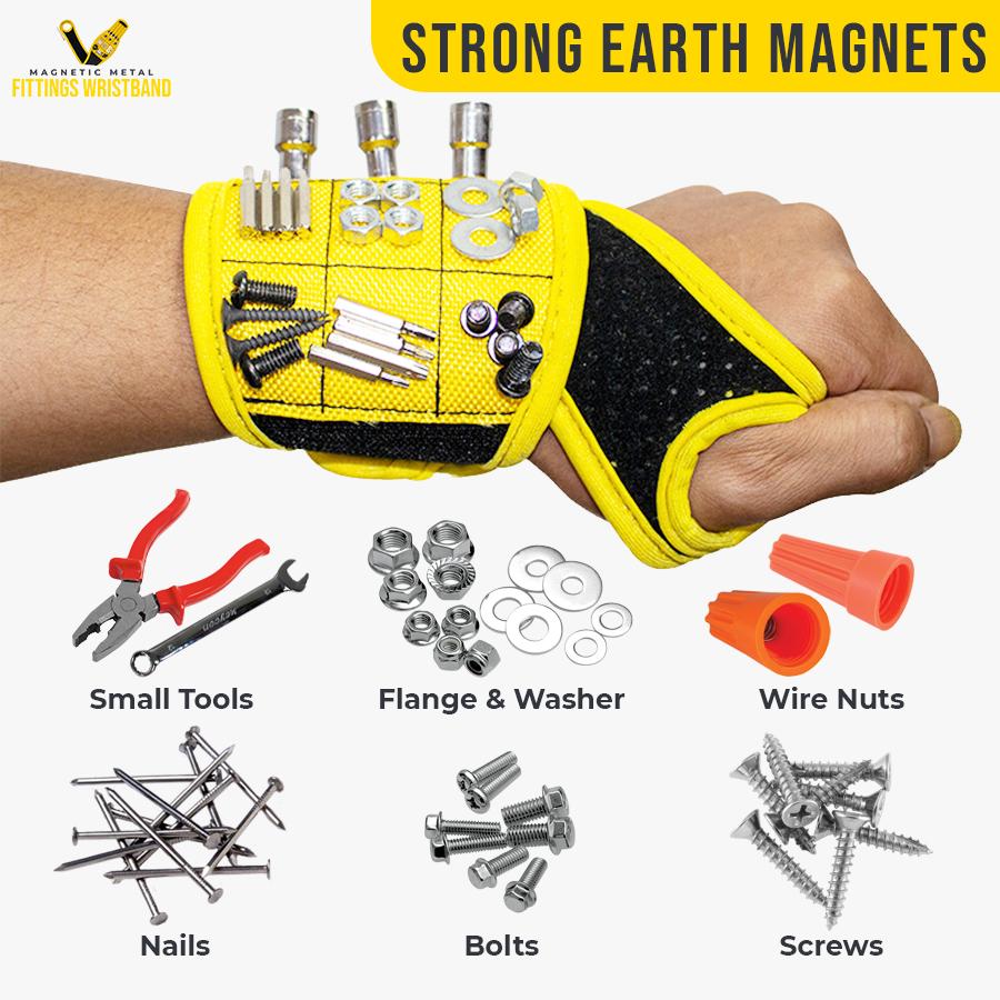 Magnetic Metal Fittings Wristband